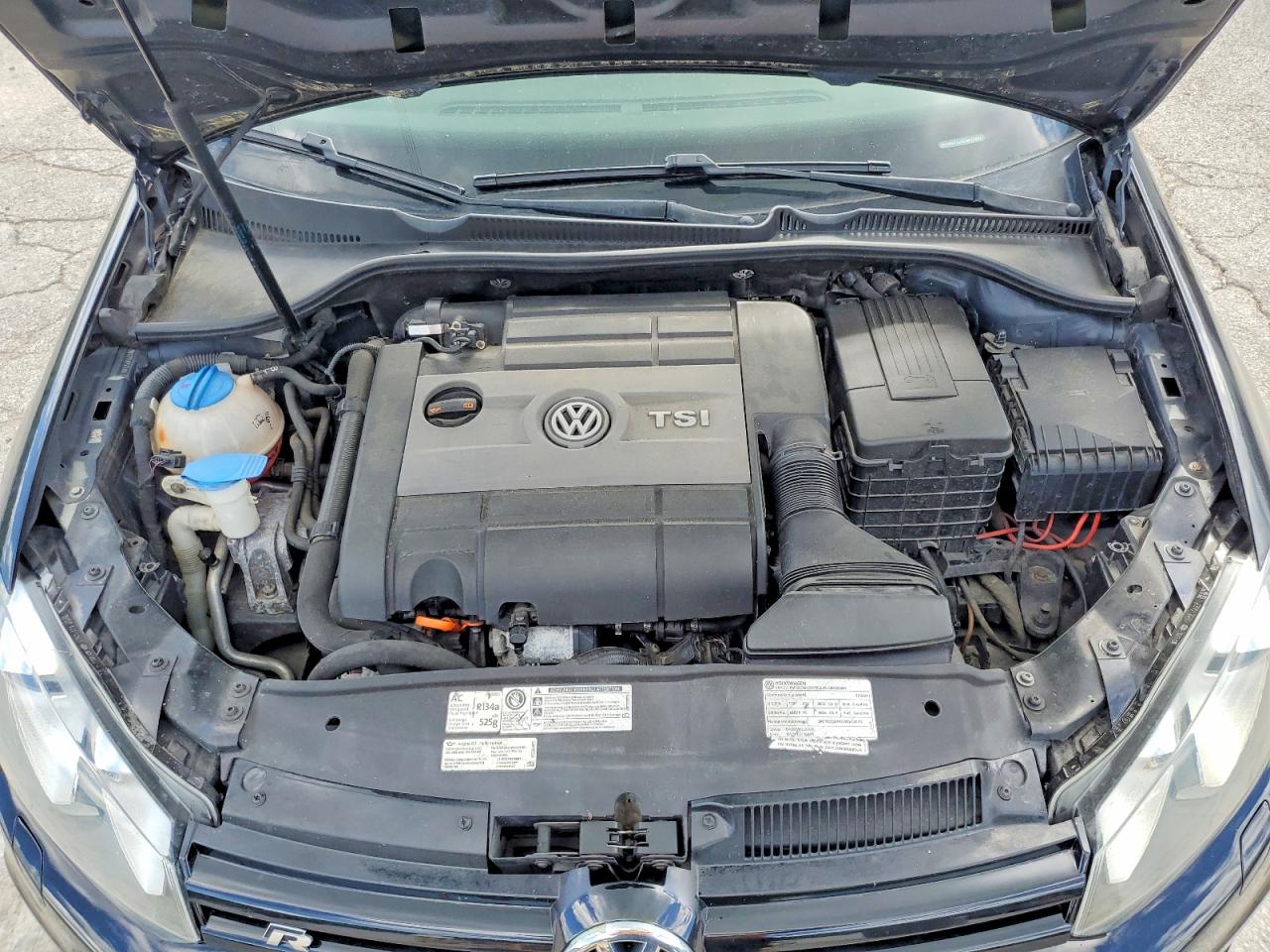 2013 Volkswagen Golf R Black vin: WVWRF7AJ4DW070657