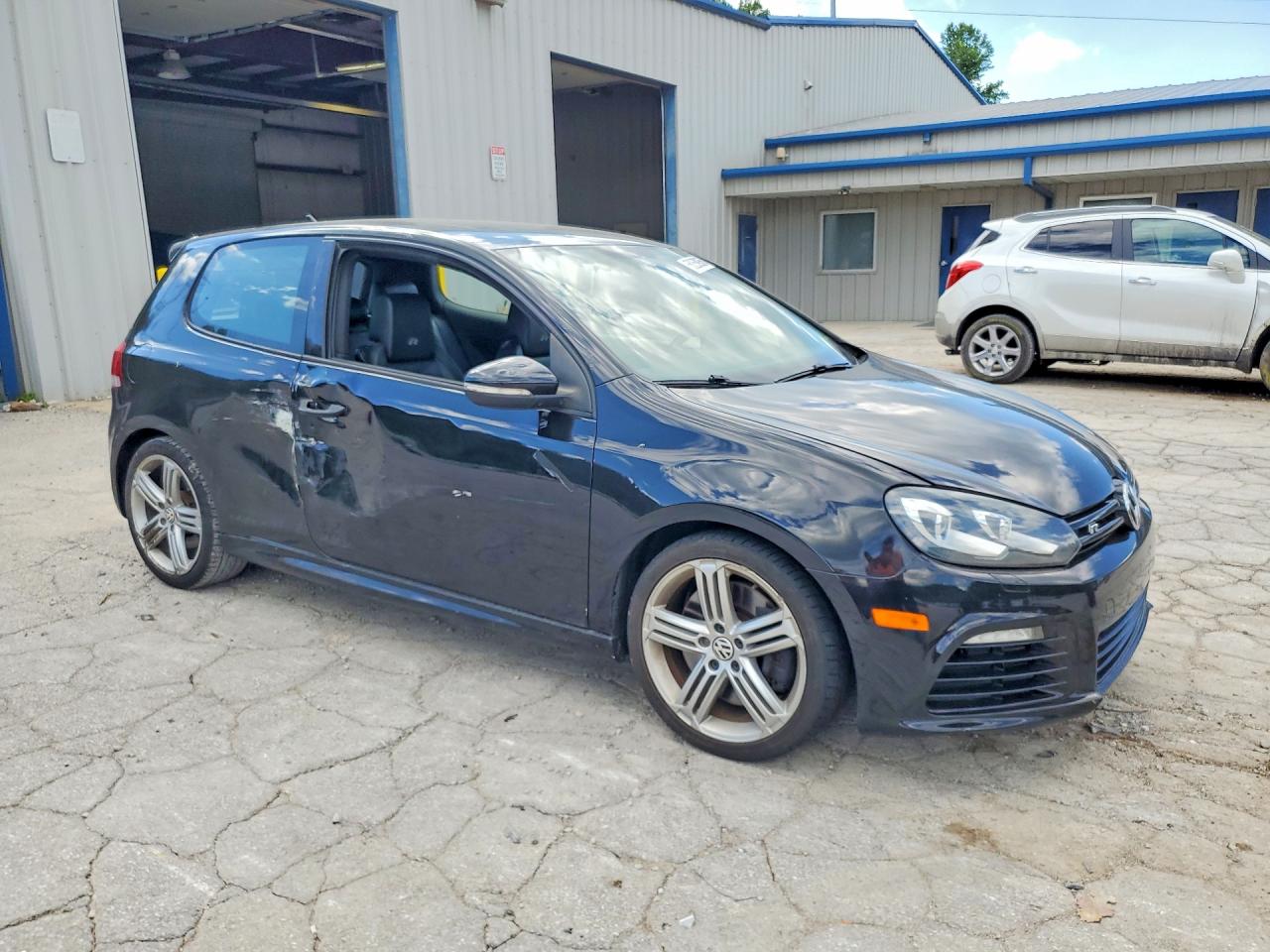 2013 Volkswagen Golf R Black vin: WVWRF7AJ4DW070657
