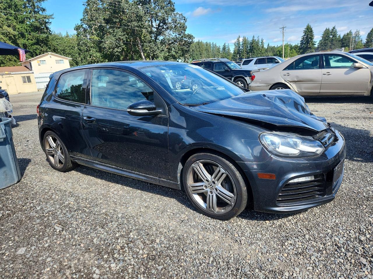 2012 Volkswagen Golf R Gray vin: WVWRF7AJ5CW215381