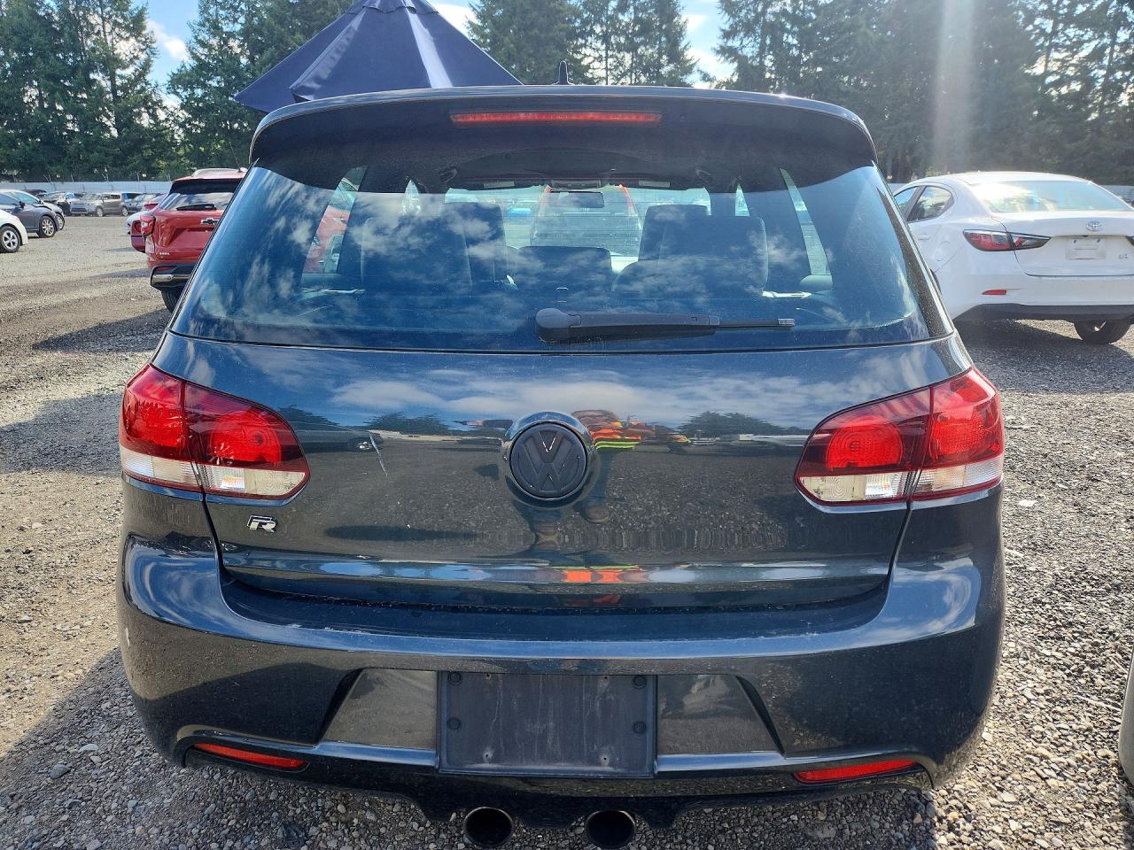2012 Volkswagen Golf R Gray vin: WVWRF7AJ5CW215381