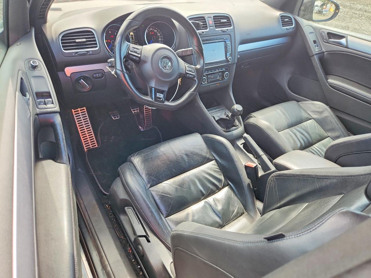 2012 Volkswagen Golf R Gray vin: WVWRF7AJ5CW215381