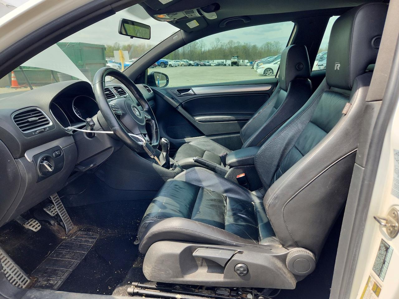 2012 Volkswagen Golf R Белый vin: WVWRF7AJ7CW219495