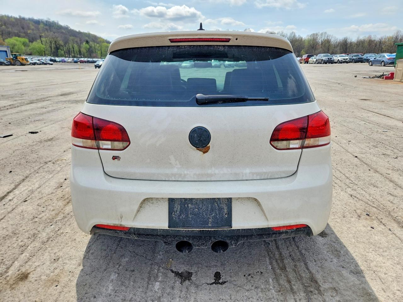 2012 Volkswagen Golf R Белый vin: WVWRF7AJ7CW219495
