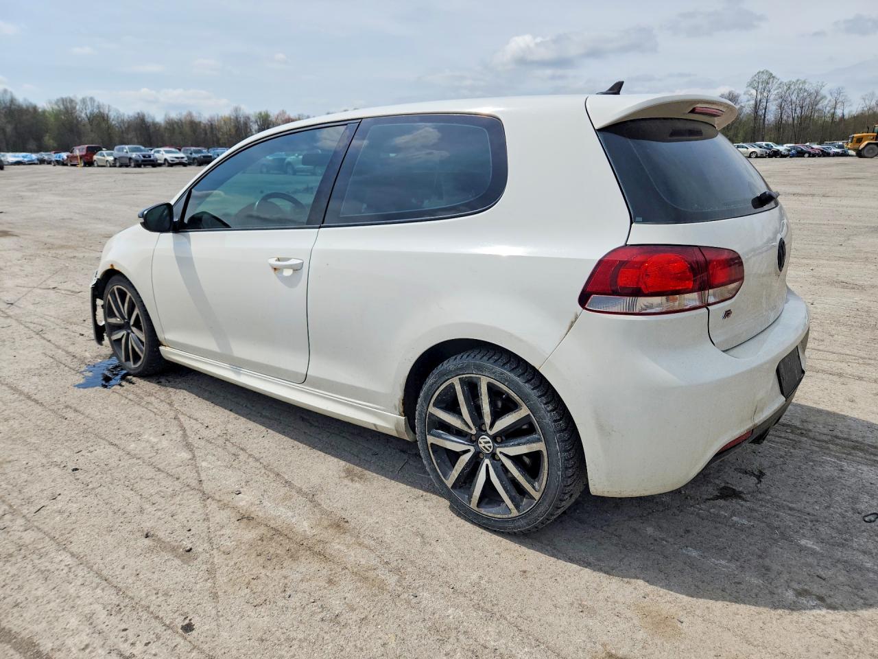 2012 Volkswagen Golf R Белый vin: WVWRF7AJ7CW219495