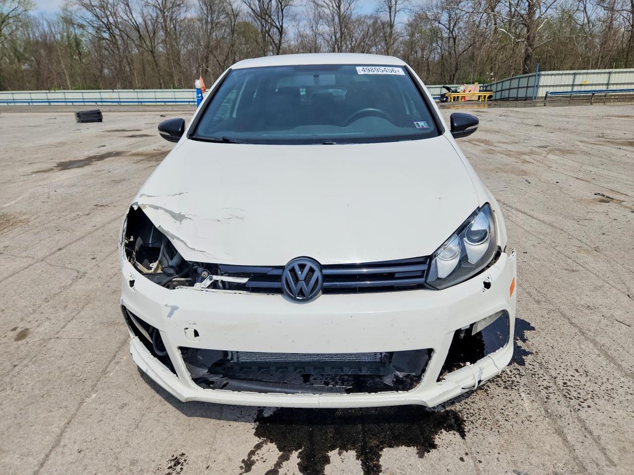 2012 Volkswagen Golf R Белый vin: WVWRF7AJ7CW219495