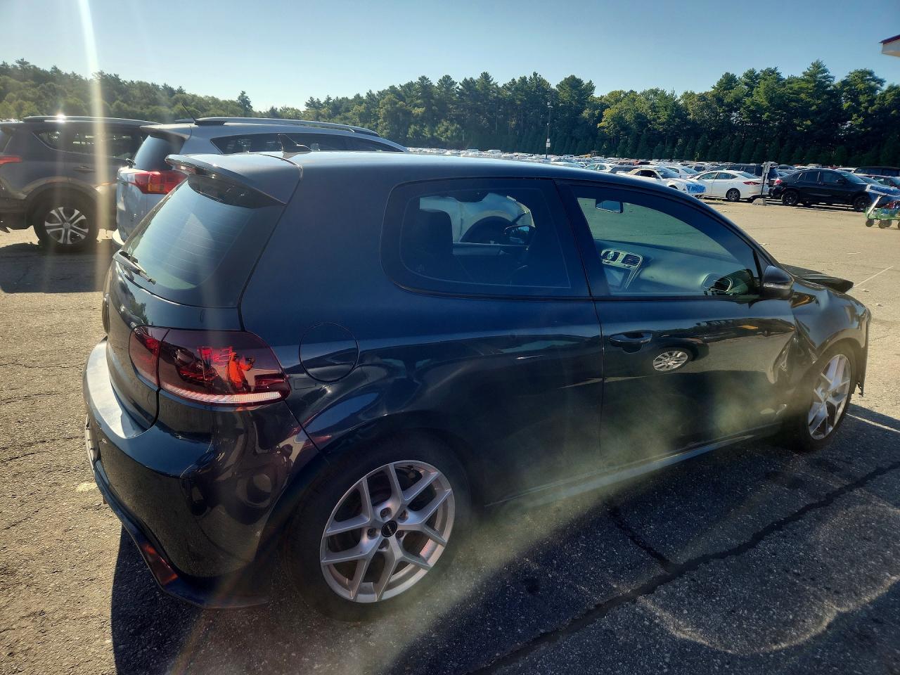 2013 Volkswagen Golf R Gray vin: WVWRF7AJ9DW069505