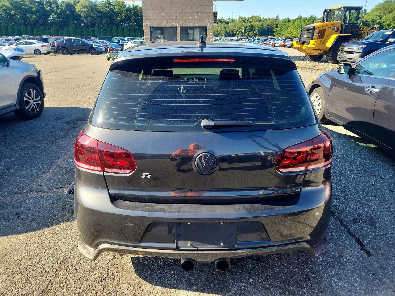 2013 Volkswagen Golf R Gray vin: WVWRF7AJ9DW069505