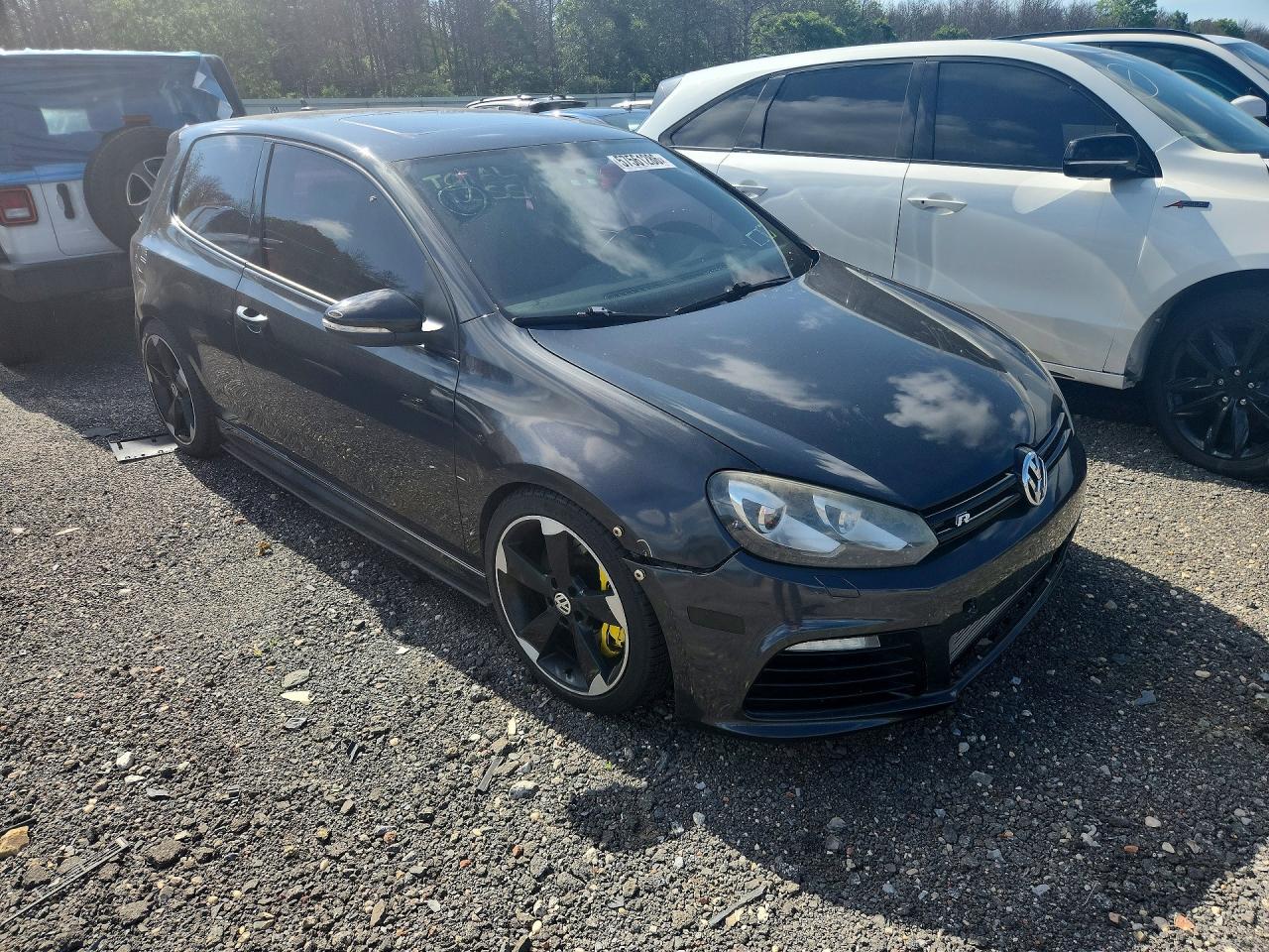 2012 Volkswagen Golf R Gray vin: WVWRF7AJXCW263653