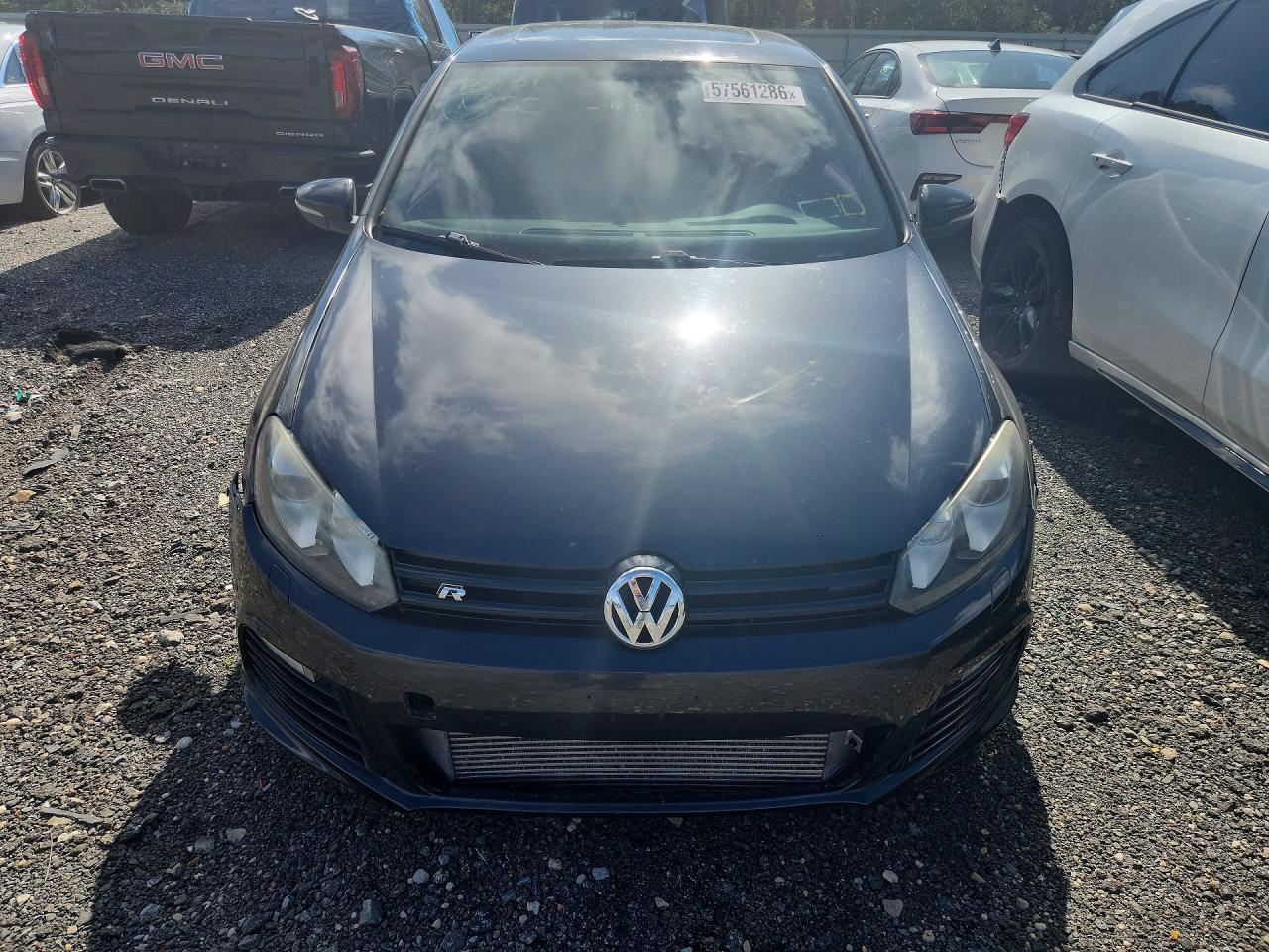 2012 Volkswagen Golf R Gray vin: WVWRF7AJXCW263653