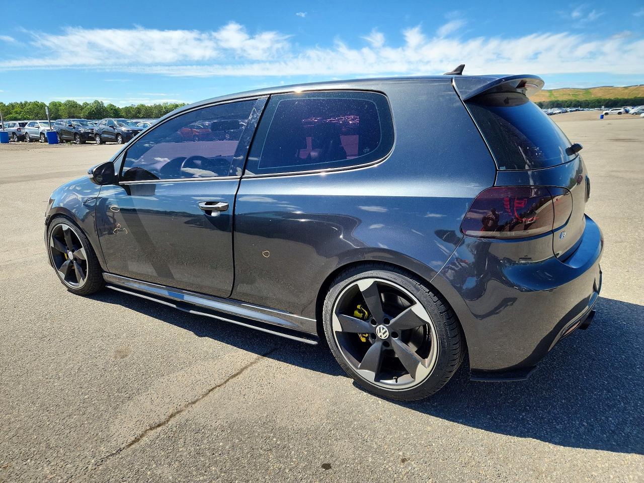 2012 Volkswagen Golf R Gray vin: WVWRF7AJXCW263653