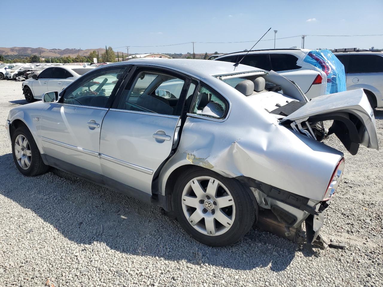 2002 Volkswagen Passat Glx Silver vin: WVWRH63B12P307445