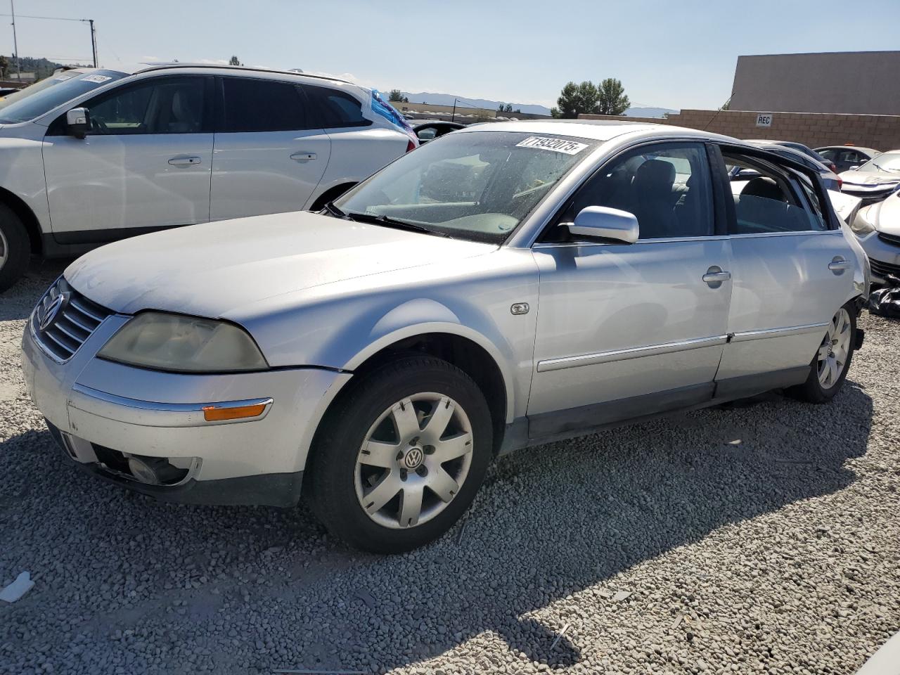 2002 Volkswagen Passat Glx Silver vin: WVWRH63B12P307445