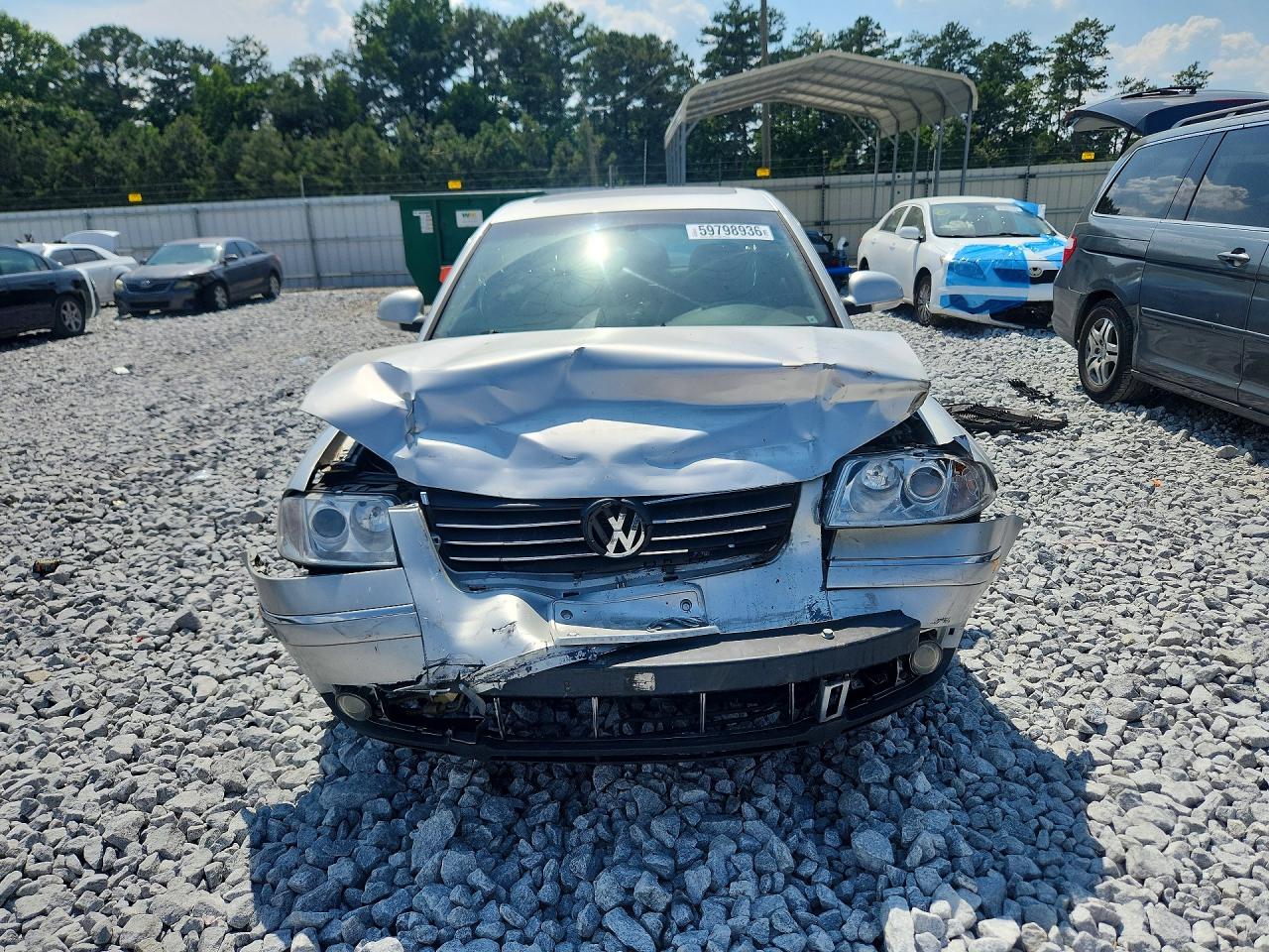 2004 Volkswagen Passat Glx Silver vin: WVWRH63B14P323275