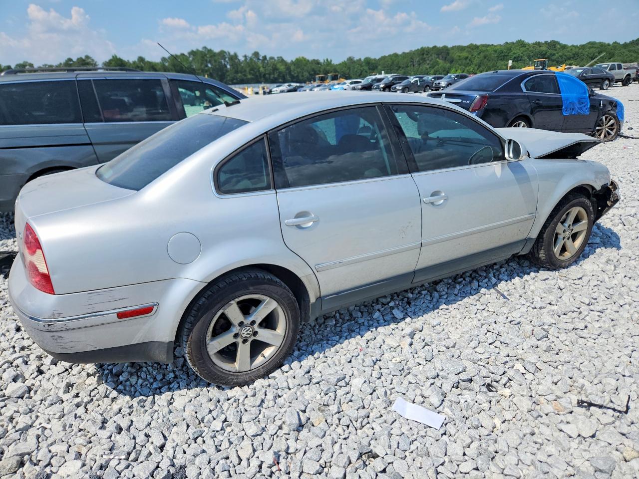 2004 Volkswagen Passat Glx Silver vin: WVWRH63B14P323275