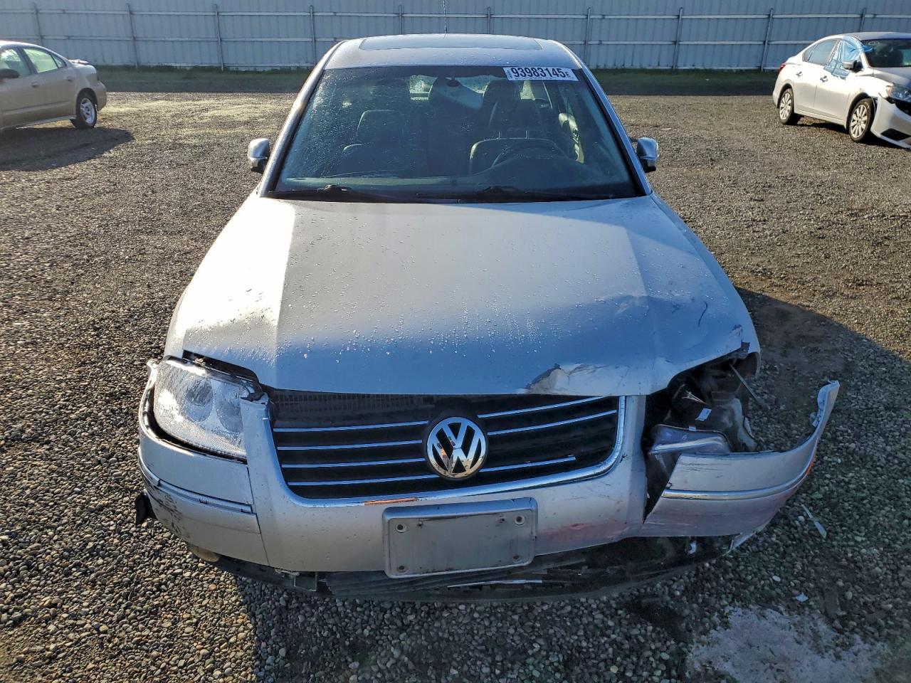 2001 Volkswagen Passat Glx Silver vin: WVWRH63B31E145554