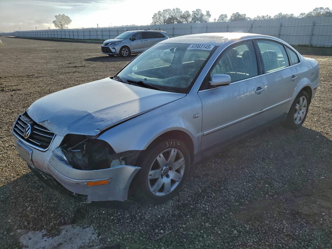 2001 Volkswagen Passat Glx Silver vin: WVWRH63B31E145554