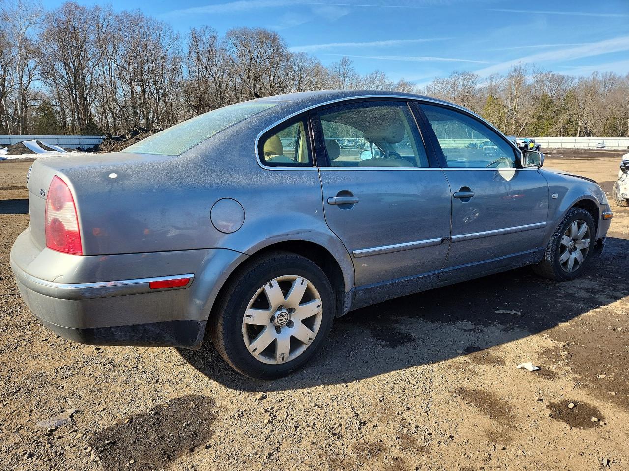 2002 Volkswagen Passat Glx Gray vin: WVWRH63B32P298666