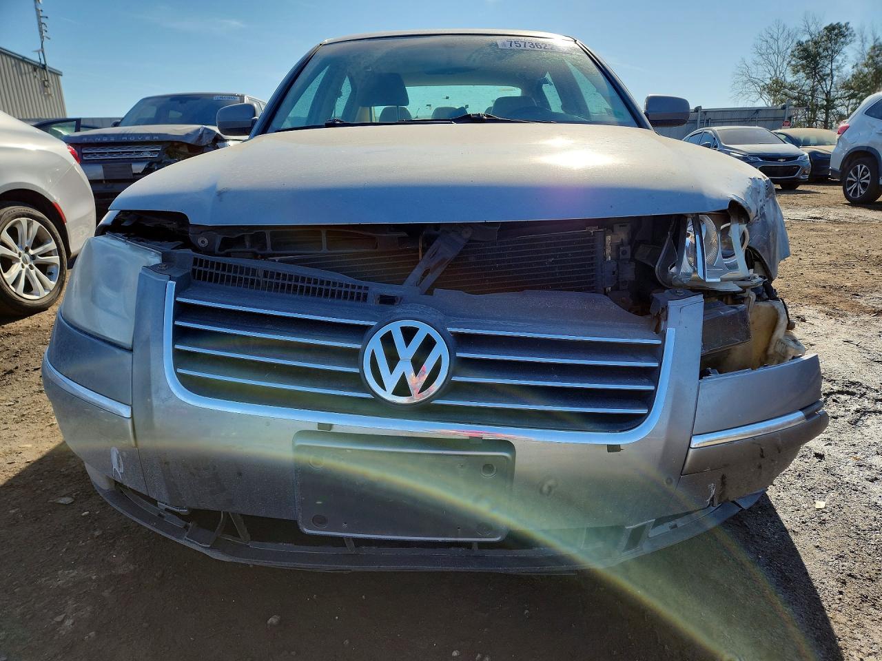 2002 Volkswagen Passat Glx Gray vin: WVWRH63B32P298666