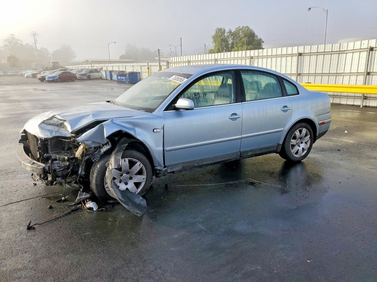 2001 Volkswagen Passat Glx Blue vin: WVWRH63B41P284113