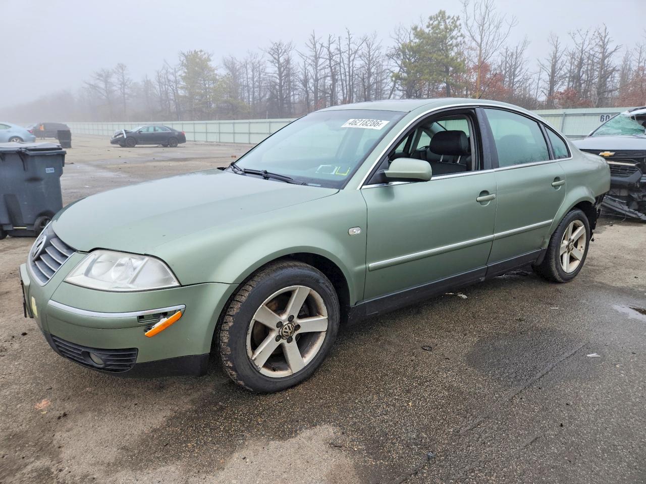 2004 Volkswagen Passat Glx Green vin: WVWRH63B44P147046
