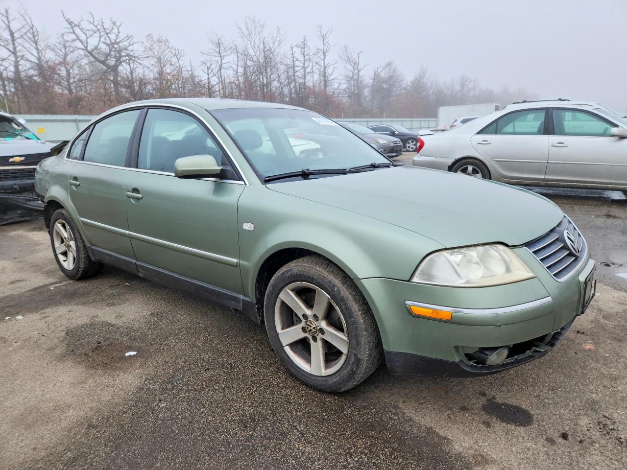 2004 Volkswagen Passat Glx Green vin: WVWRH63B44P147046