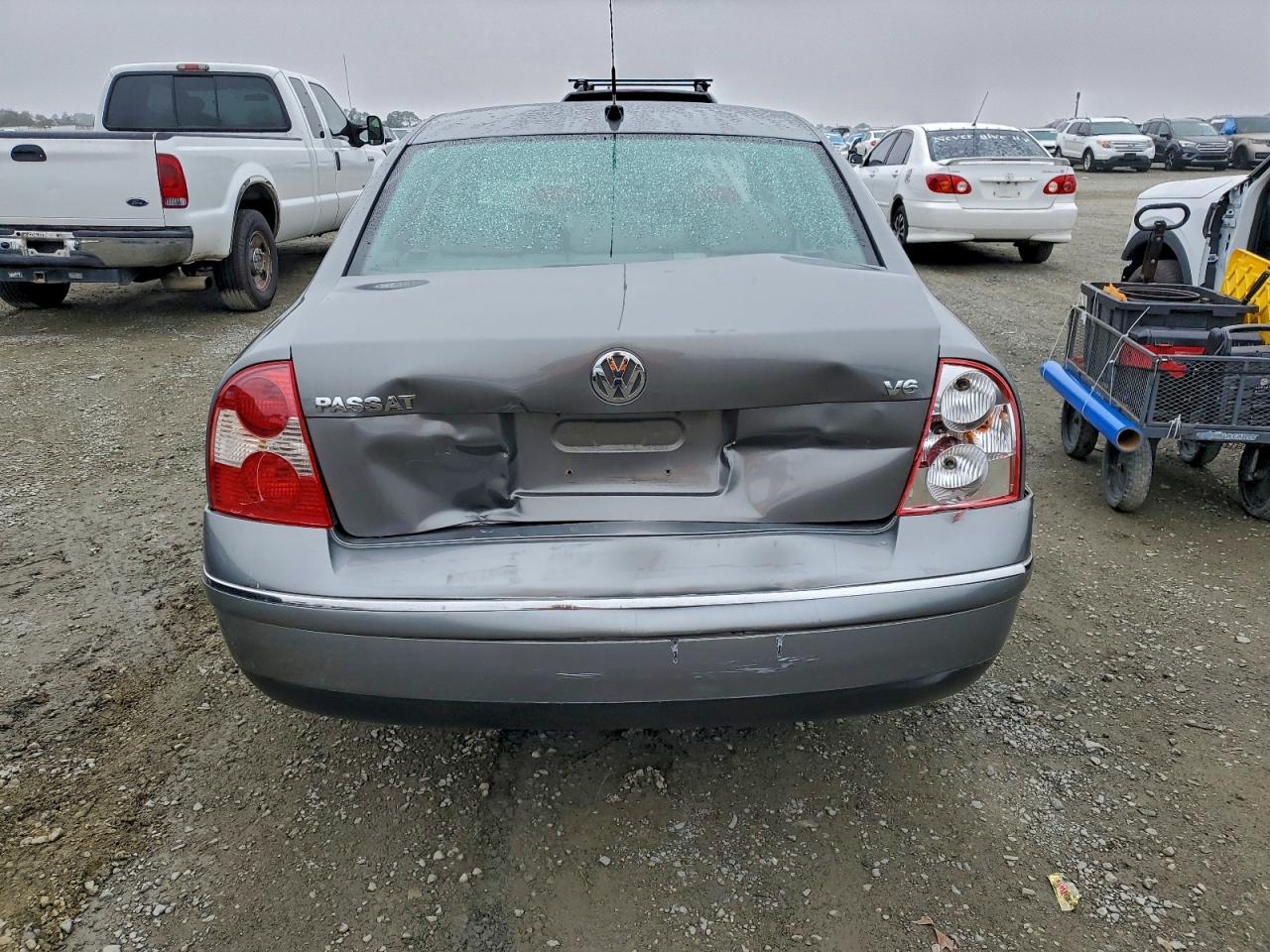 2004 Volkswagen Passat Glx Gray vin: WVWRH63B84P057253