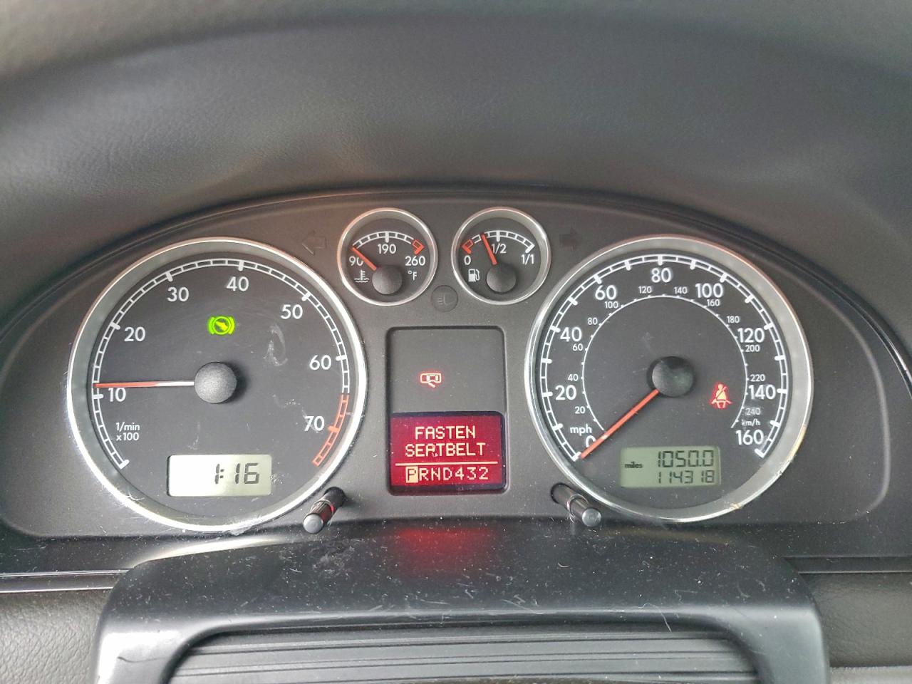 2004 Volkswagen Passat Glx Gray vin: WVWRH63B84P057253