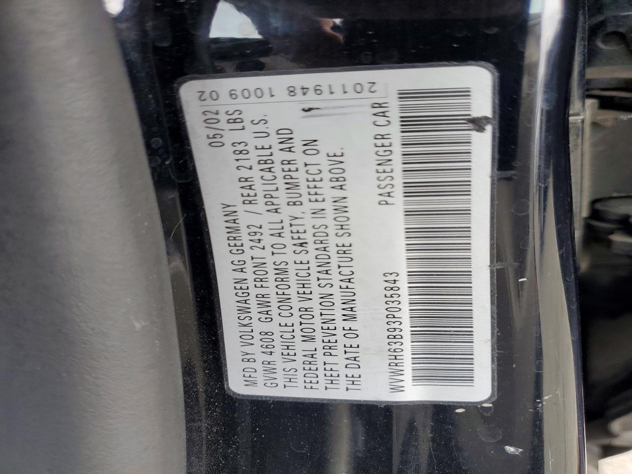 2003 Volkswagen Passat Glx Черный vin: WVWRH63B93P035843