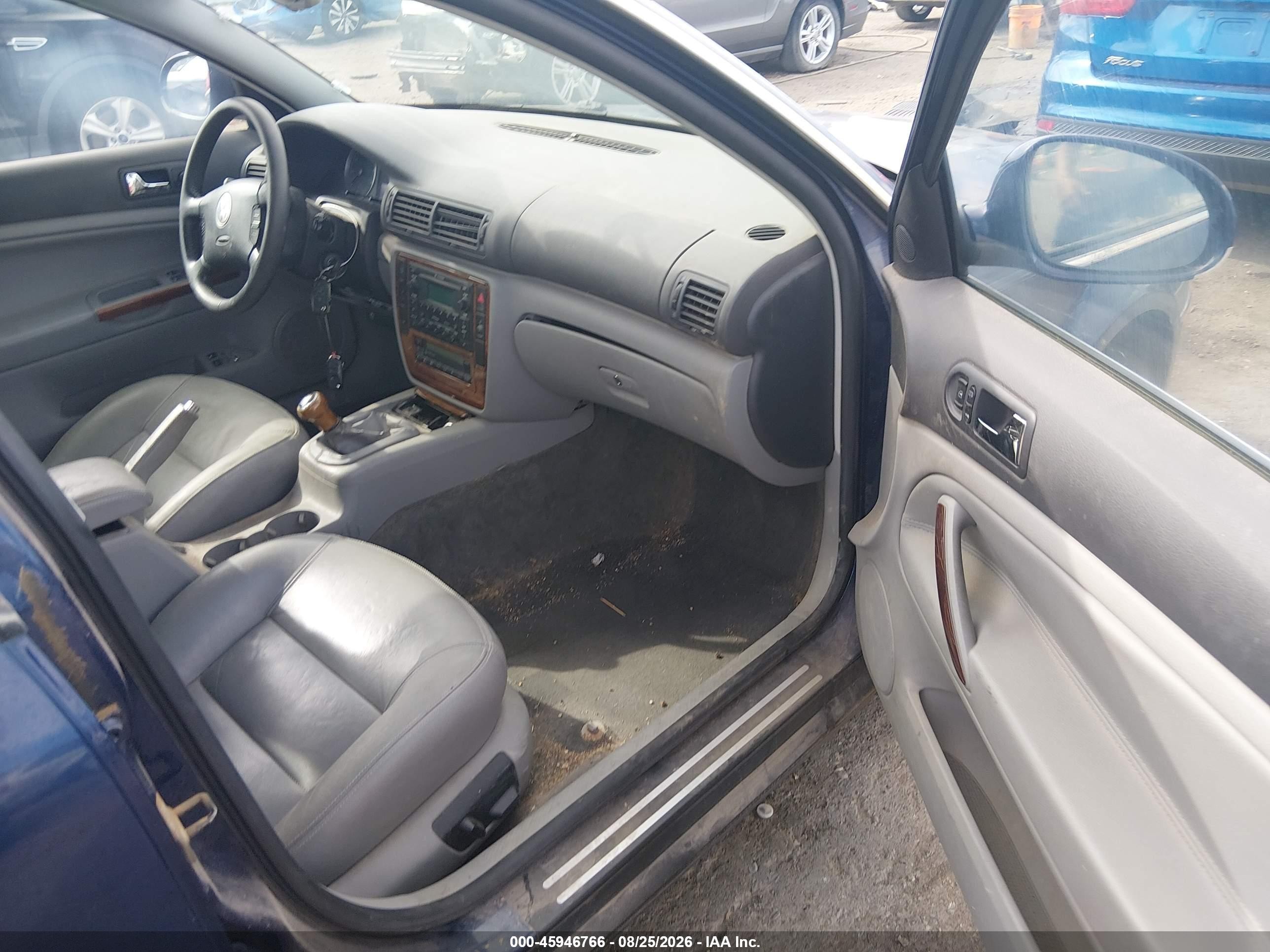 2004 Volkswagen Passat Glx Blue vin: WVWRH63BX4P157063
