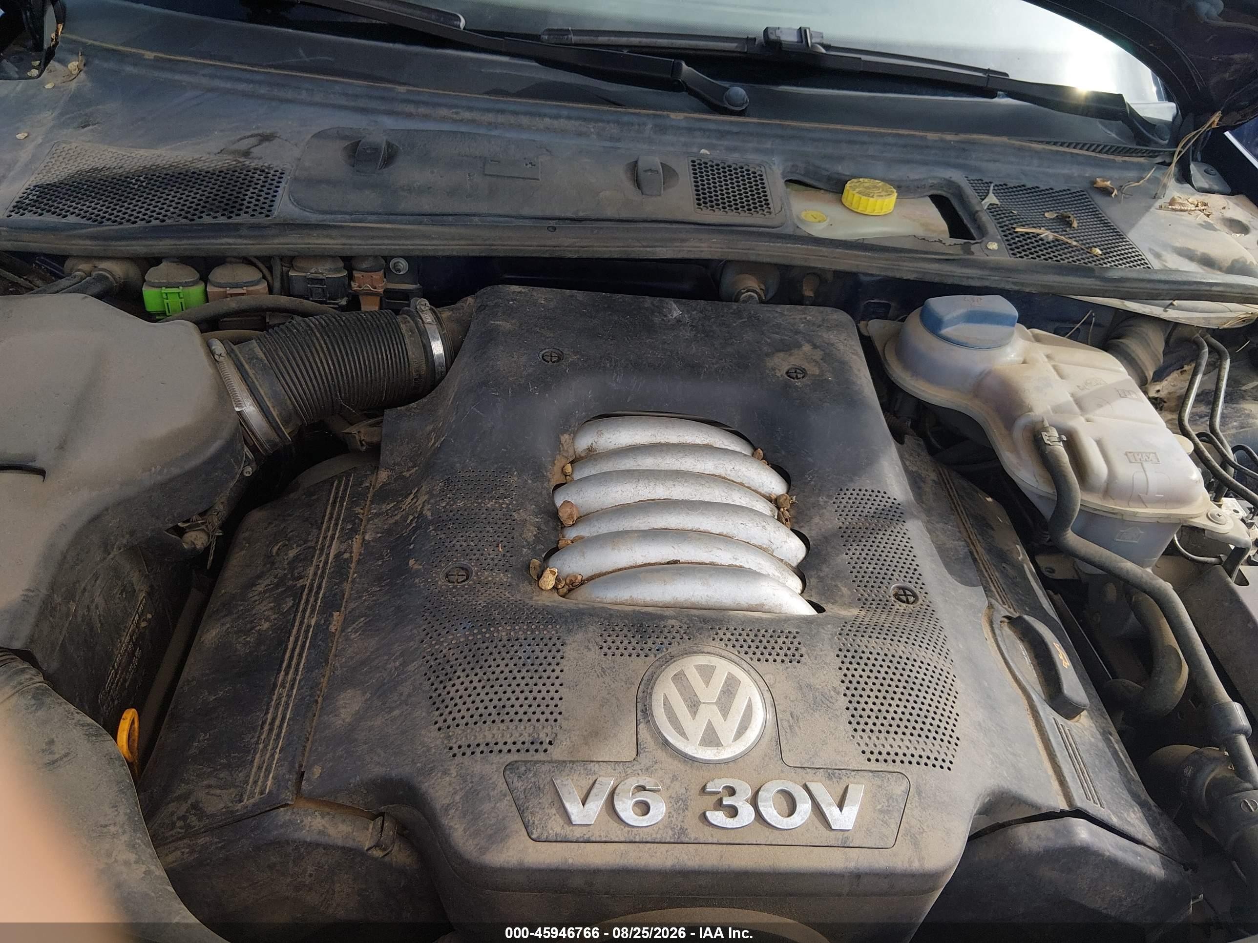 2004 Volkswagen Passat Glx Blue vin: WVWRH63BX4P157063