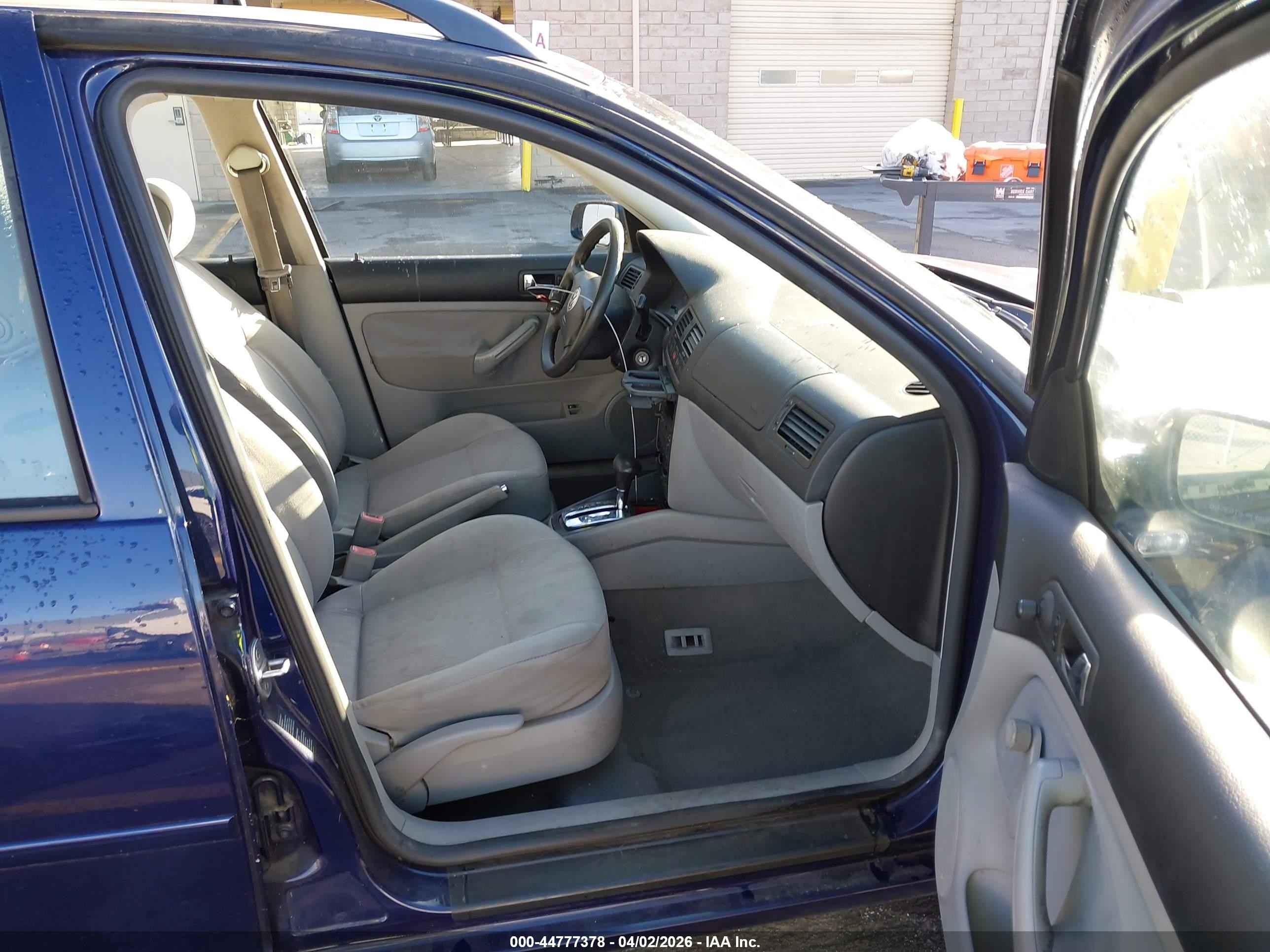 2002 Volkswagen Jetta Gl Blue vin: WVWRK61J52W121344