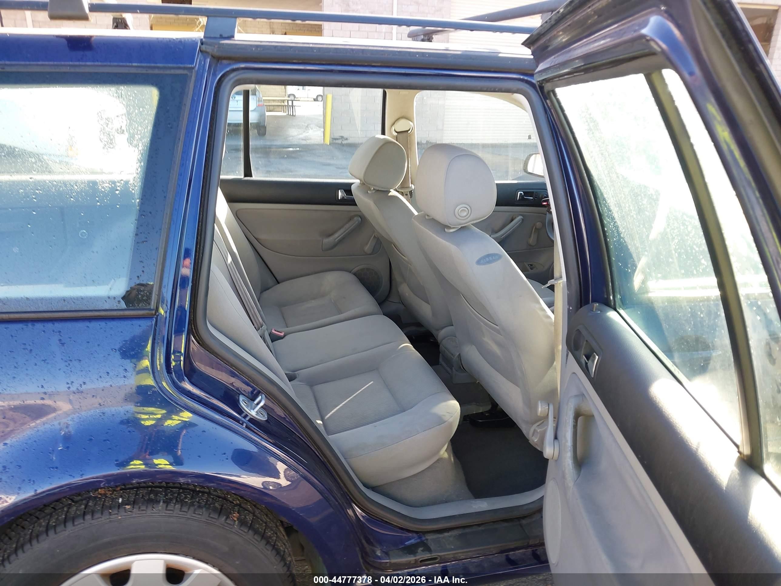 2002 Volkswagen Jetta Gl Blue vin: WVWRK61J52W121344