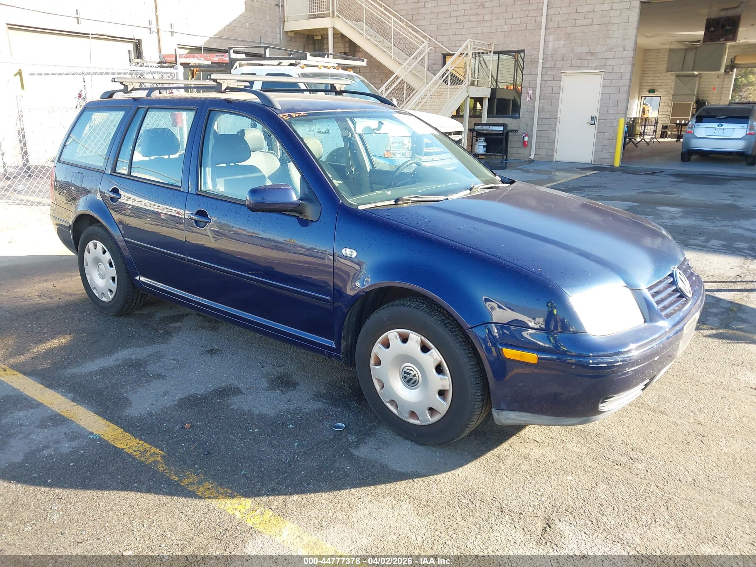 2002 Volkswagen Jetta Gl Blue vin: WVWRK61J52W121344