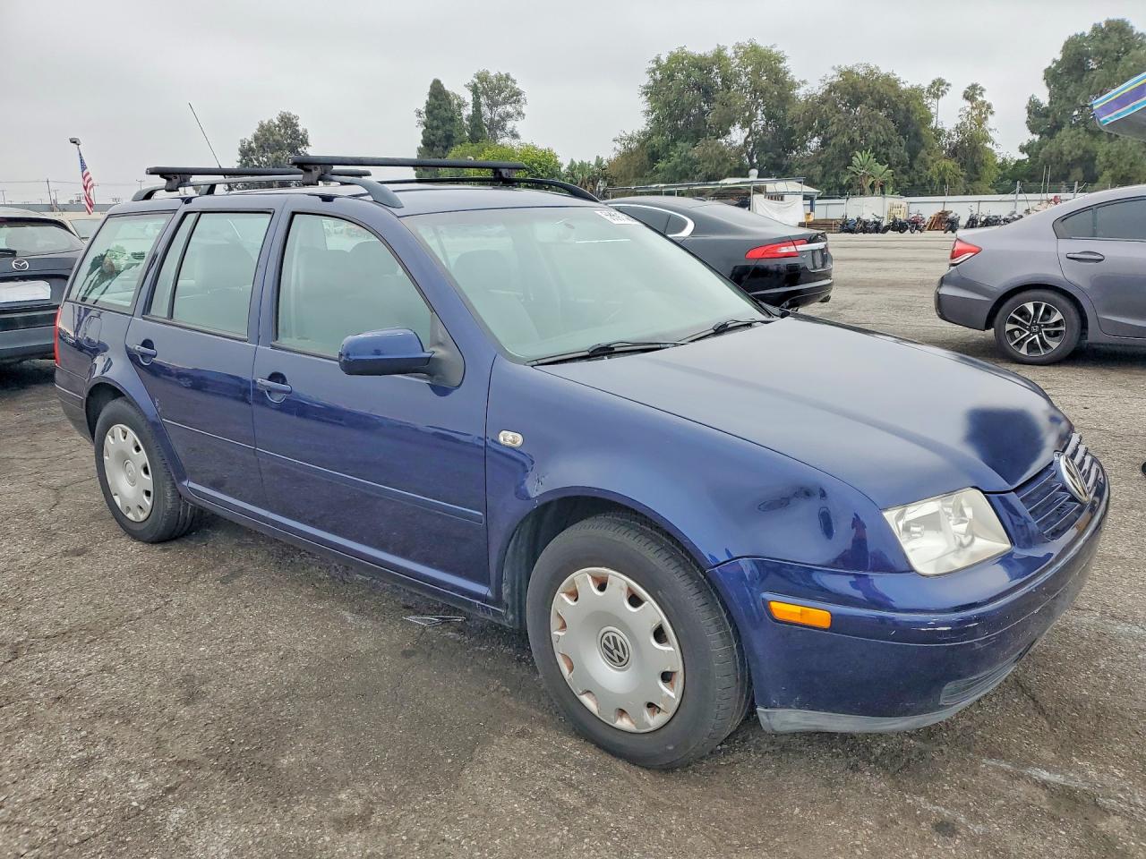 2002 Volkswagen Jetta Gl Синий vin: WVWRK61J52W121344