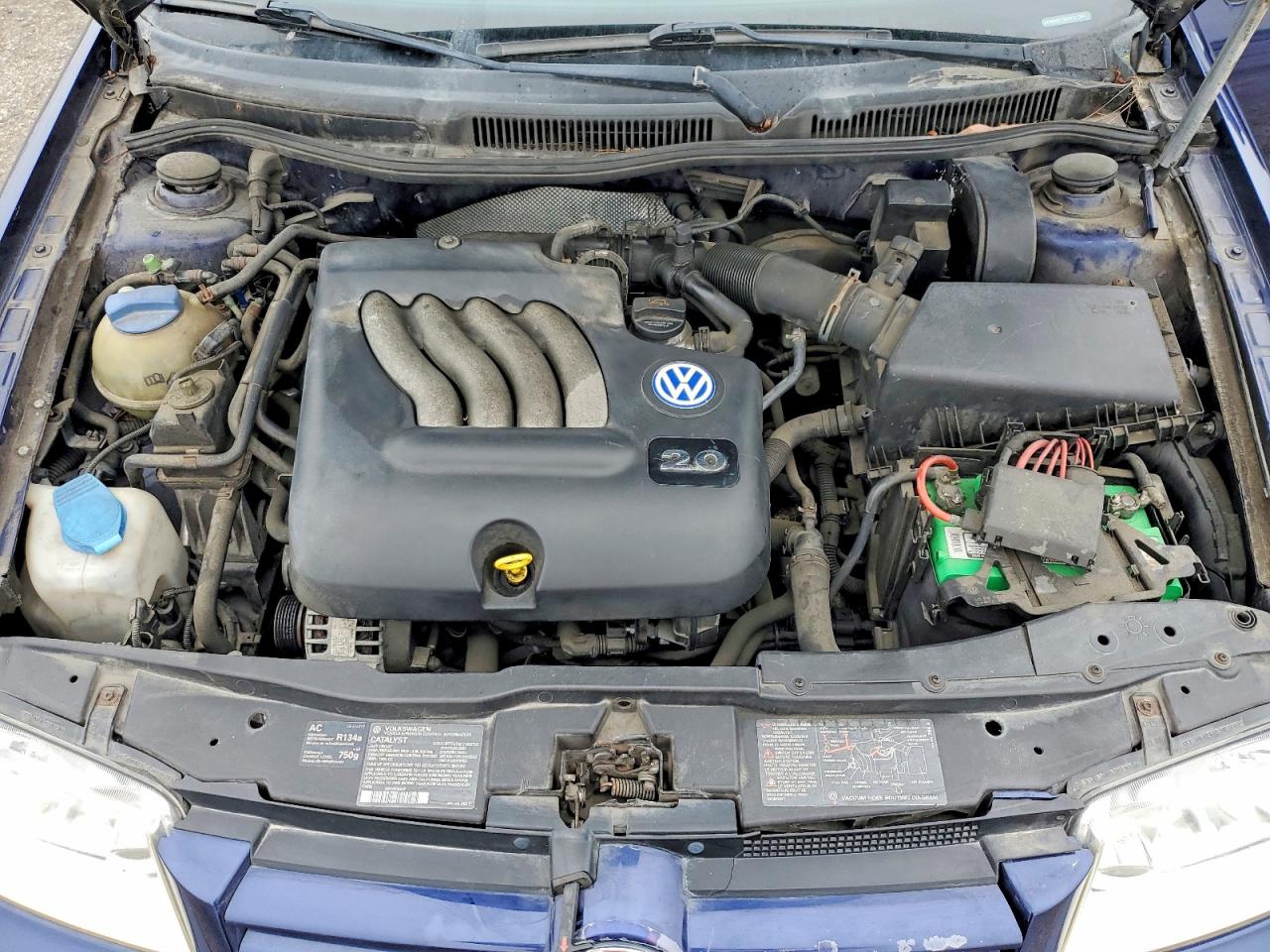 2002 Volkswagen Jetta Gl Синий vin: WVWRK61J52W121344