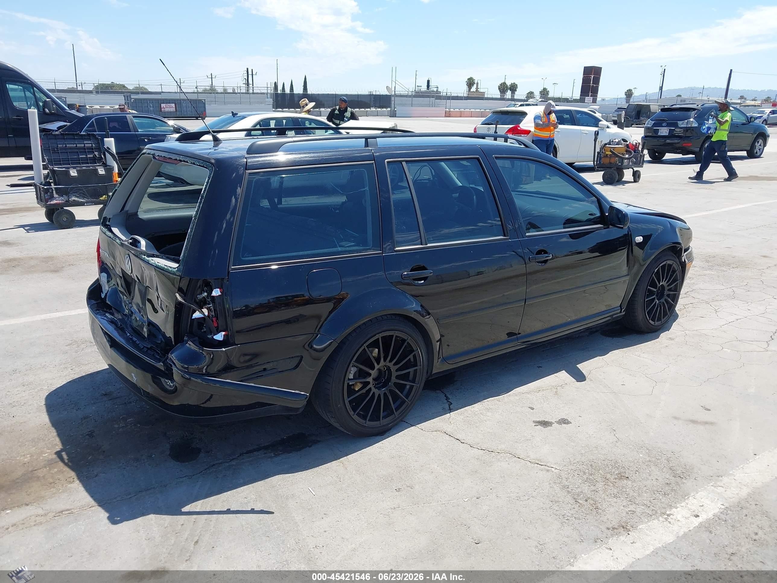 2002 Volkswagen Jetta Gl Black vin: WVWRK61J62W262116