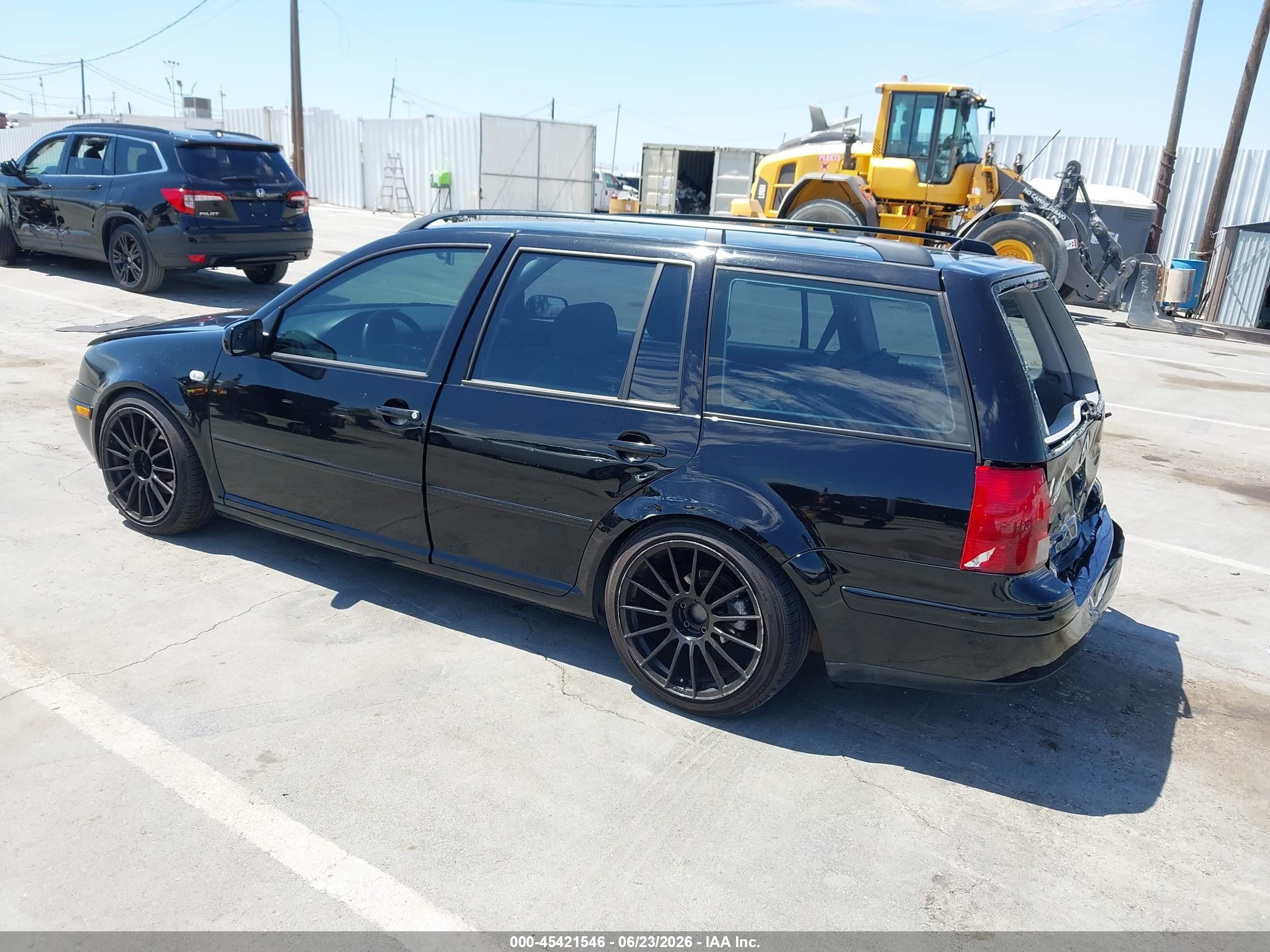 2002 Volkswagen Jetta Gl Black vin: WVWRK61J62W262116