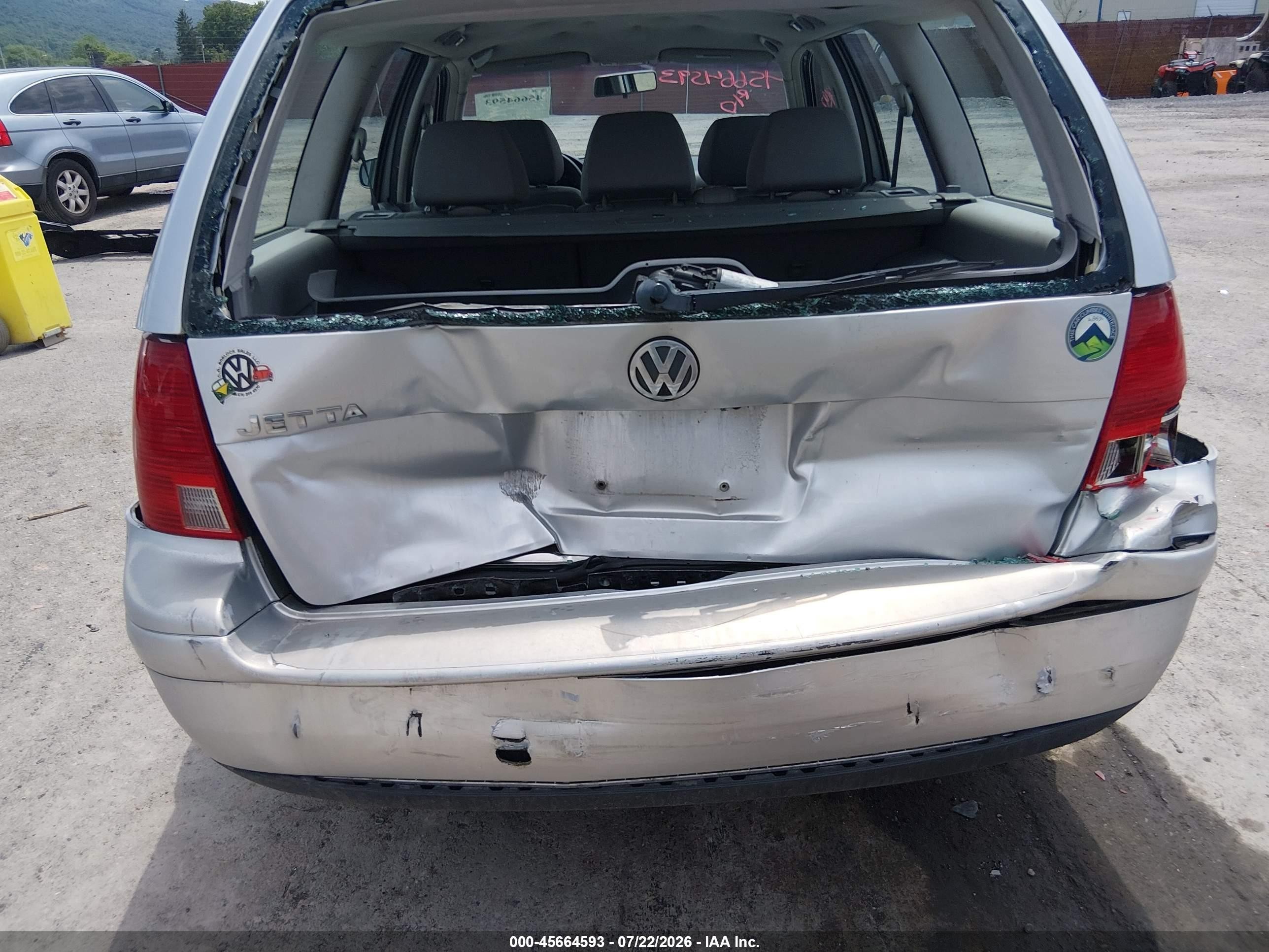 2003 Volkswagen Jetta Gl Gray vin: WVWRK61J73W297586