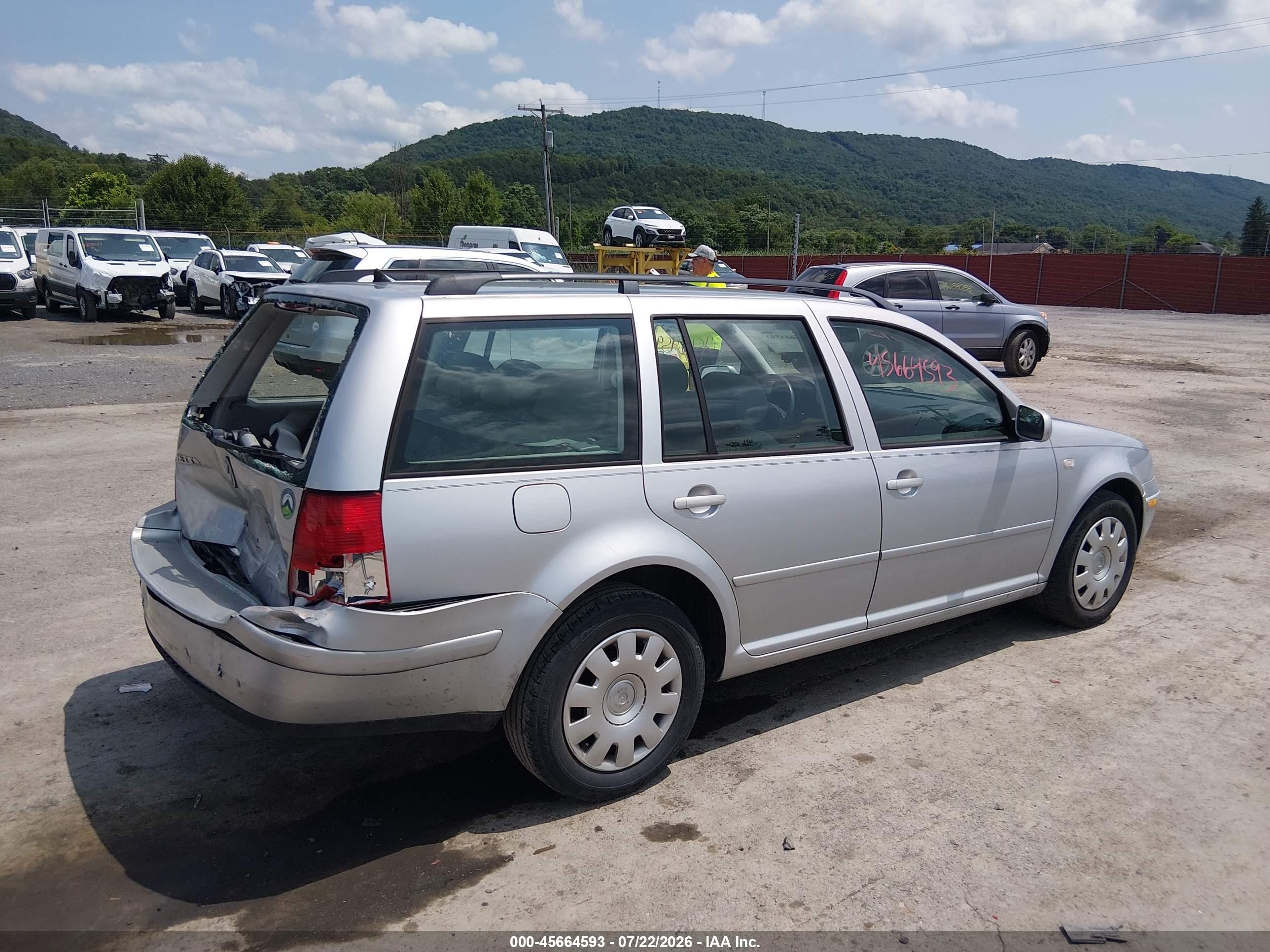 2003 Volkswagen Jetta Gl Gray vin: WVWRK61J73W297586