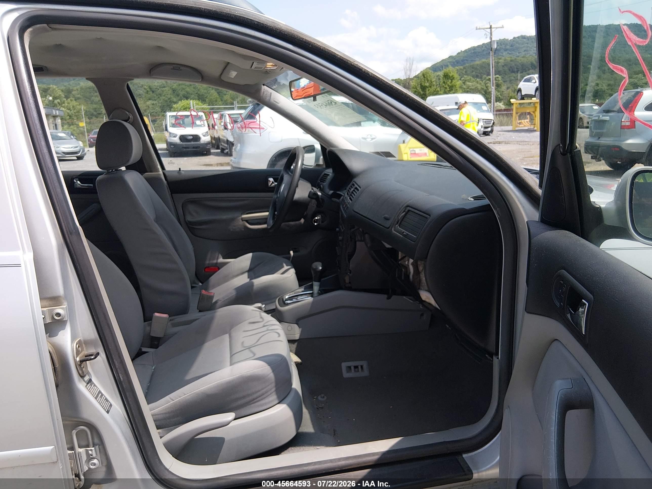 2003 Volkswagen Jetta Gl Gray vin: WVWRK61J73W297586