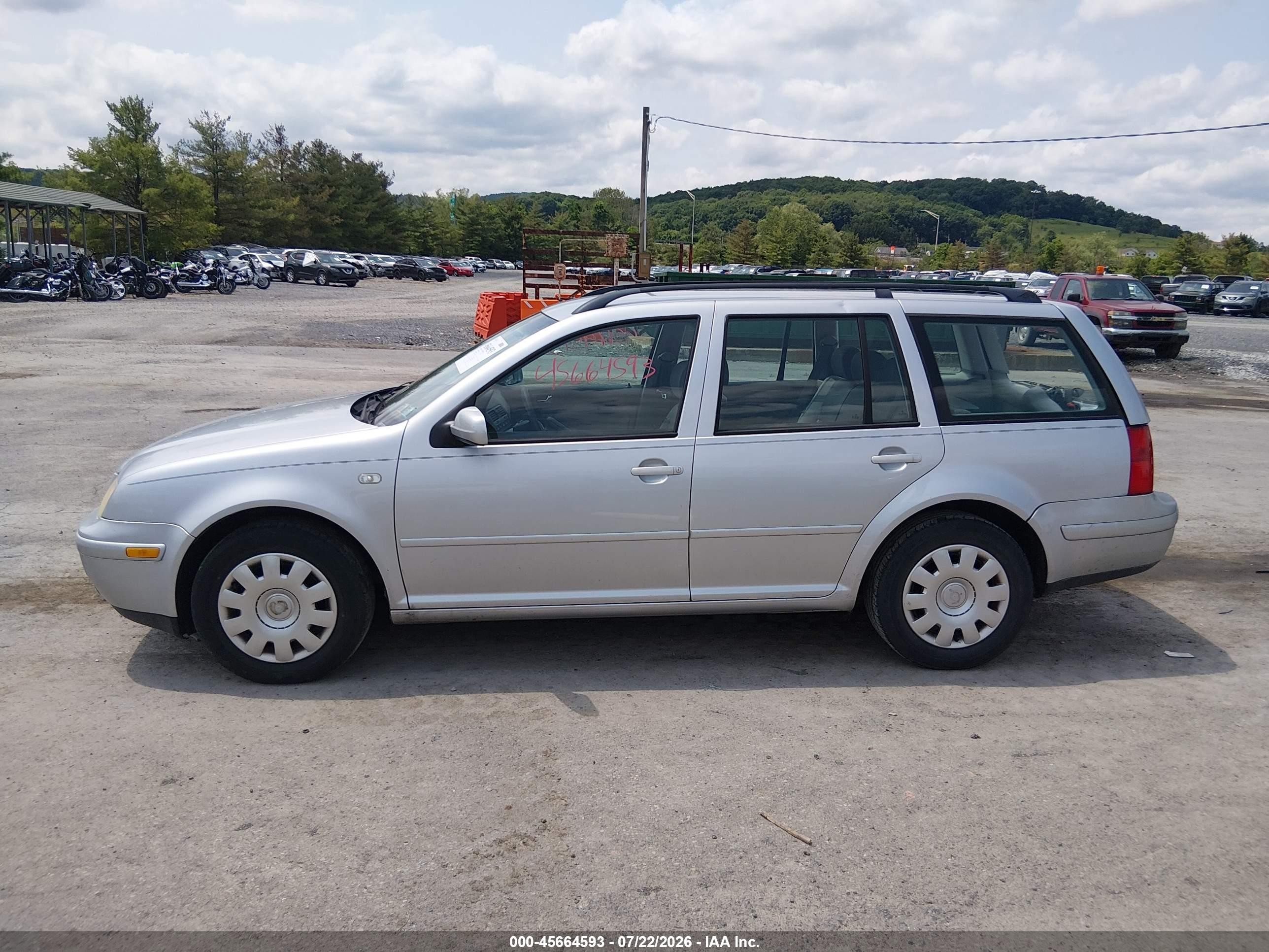2003 Volkswagen Jetta Gl Gray vin: WVWRK61J73W297586
