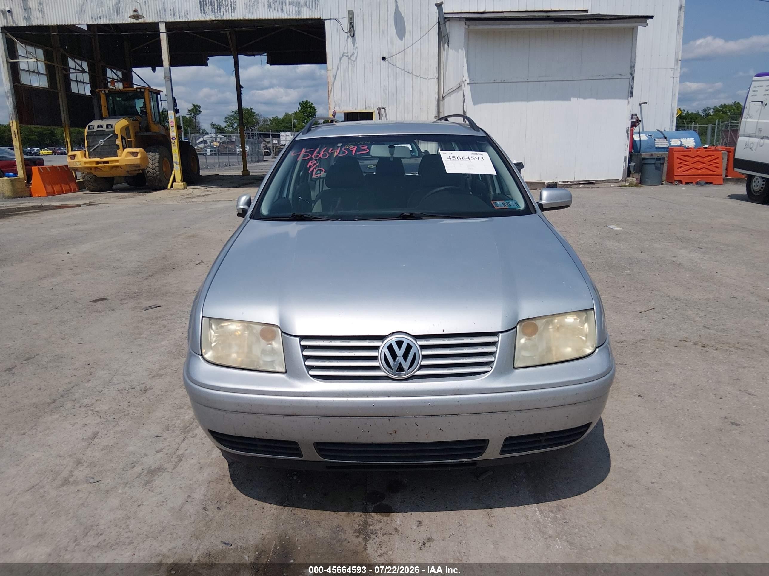 2003 Volkswagen Jetta Gl Gray vin: WVWRK61J73W297586