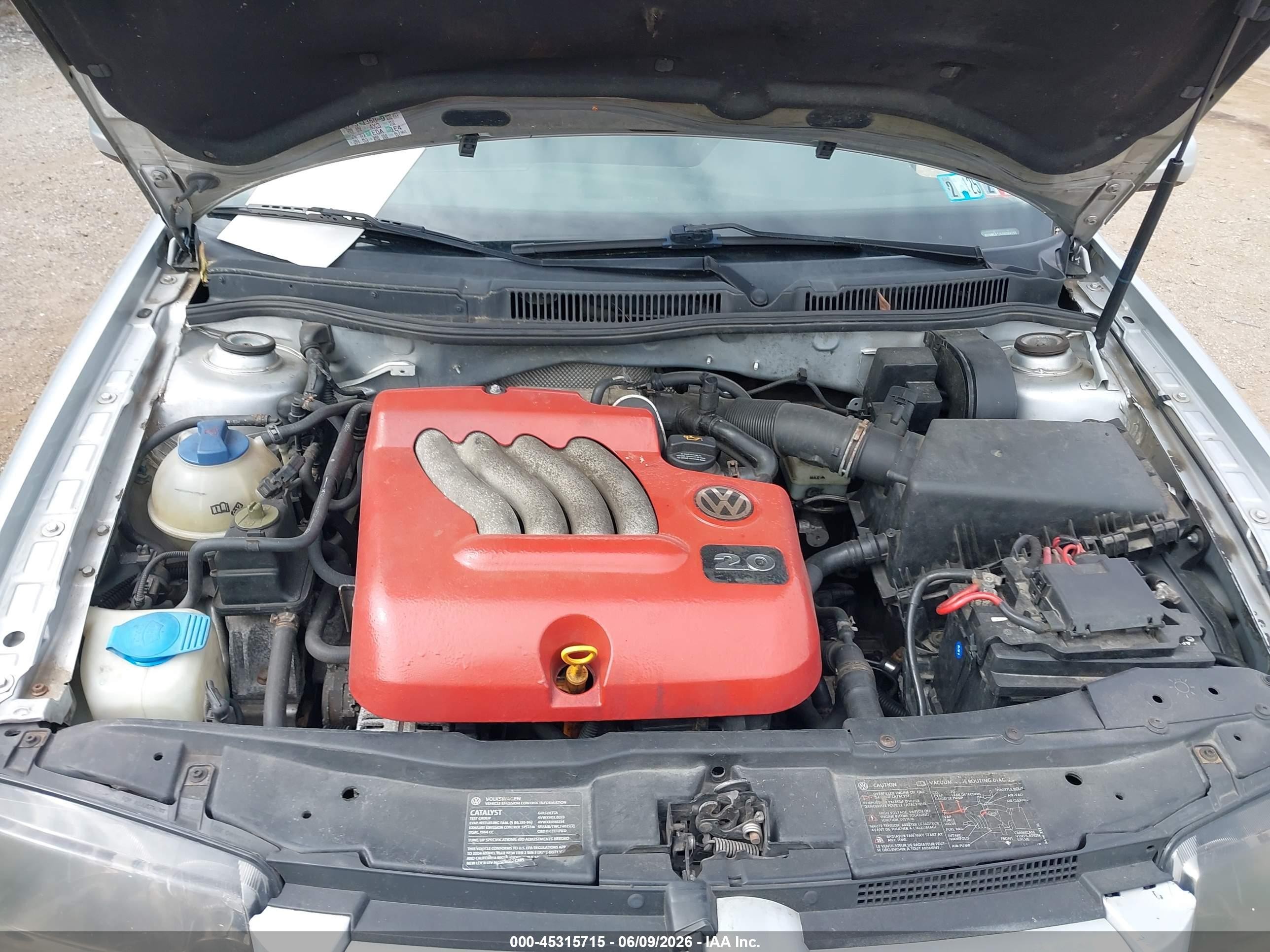 2004 Volkswagen Jetta Gl Серебряный vin: WVWRL61J44W064232