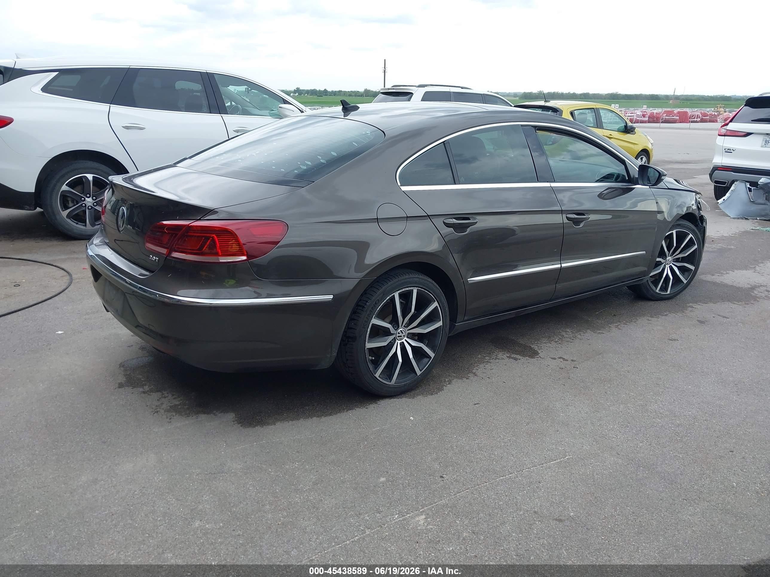 2015 Volkswagen Cc 2.0t Executive Серый vin: WVWRN7AN1FE811376