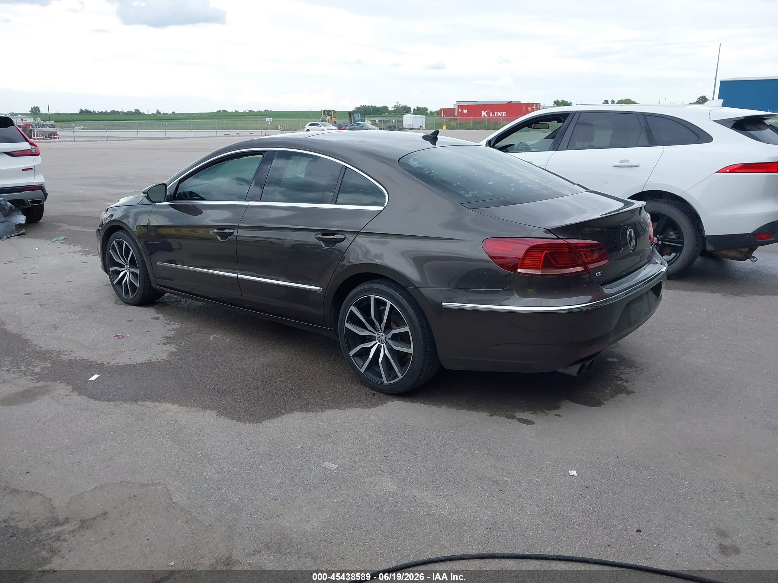 2015 Volkswagen Cc 2.0t Executive Серый vin: WVWRN7AN1FE811376