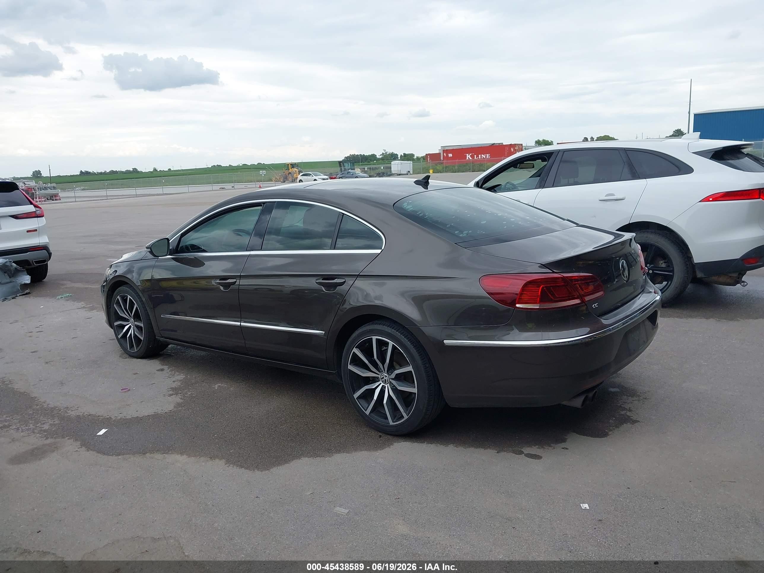 2015 Volkswagen Cc 2.0t Executive Серый vin: WVWRN7AN1FE811376