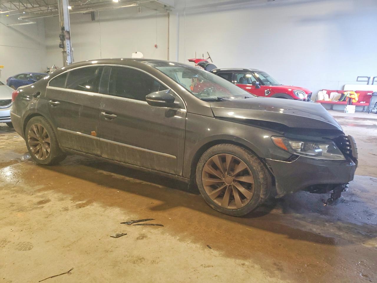 2014 Volkswagen Cc Base Charcoal vin: WVWRN7AN4EE531322