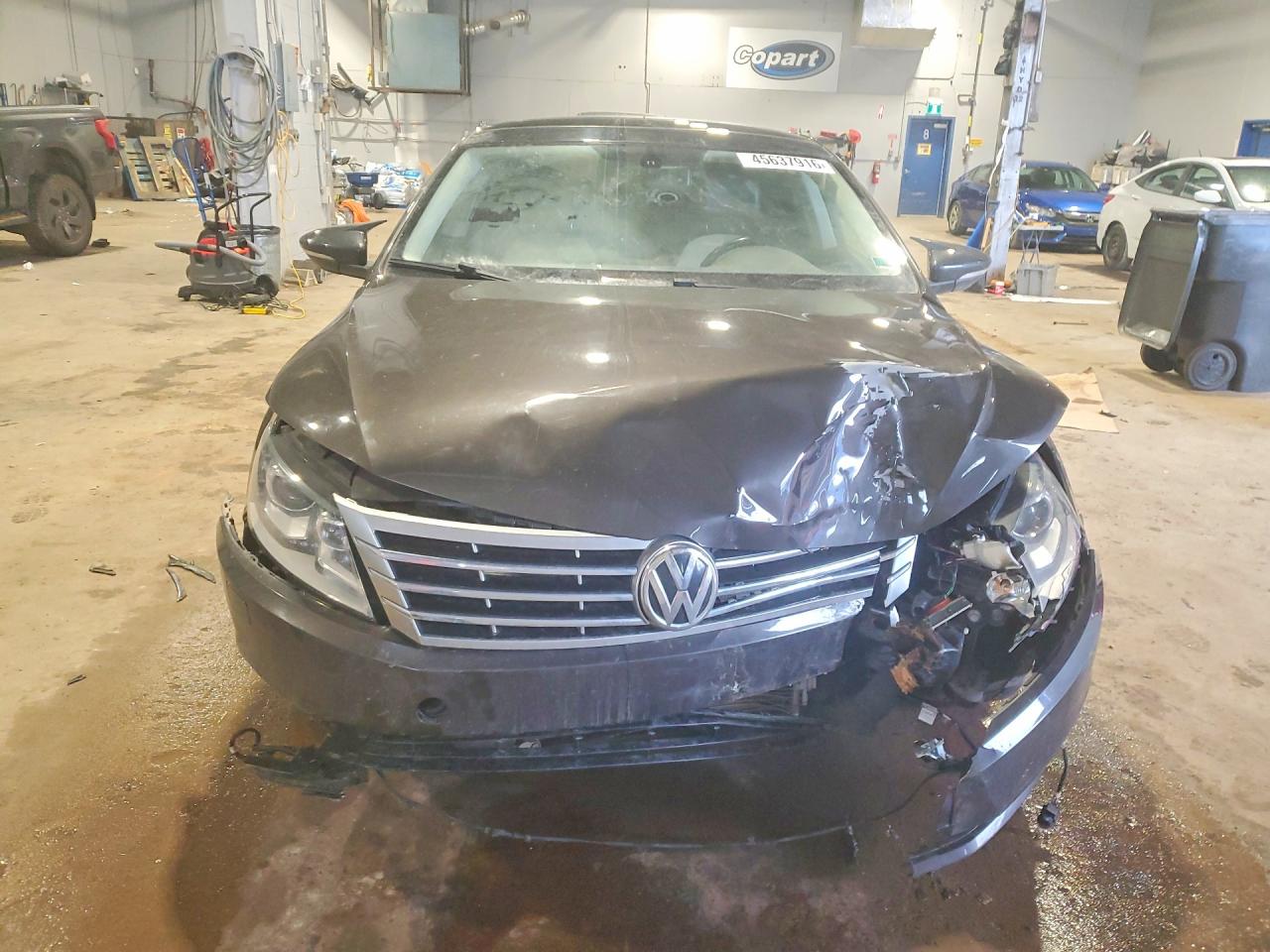 2014 Volkswagen Cc Base Charcoal vin: WVWRN7AN4EE531322