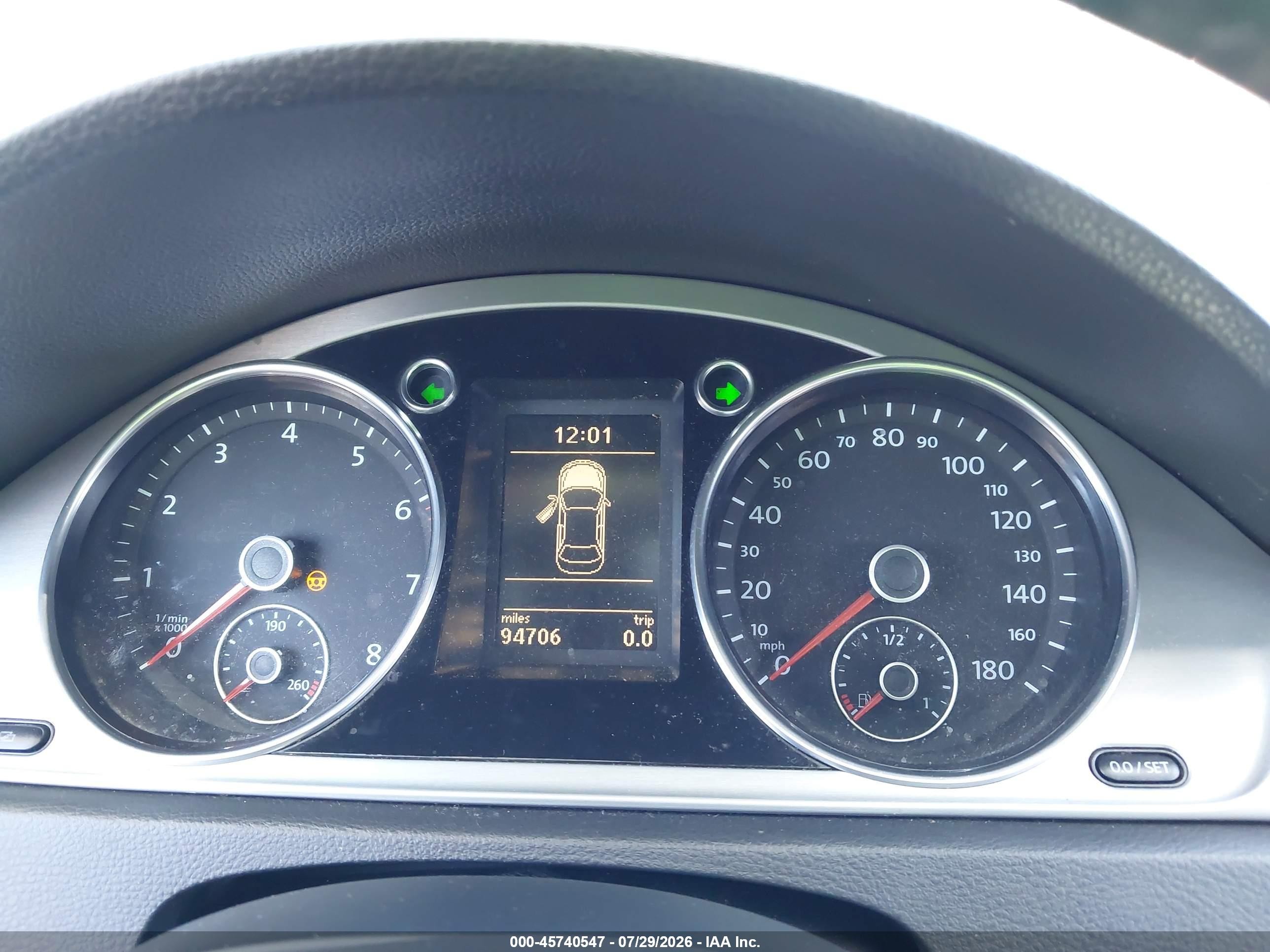 2013 Volkswagen Cc 2.0t Lux Blue vin: WVWRP7AN1DE502885