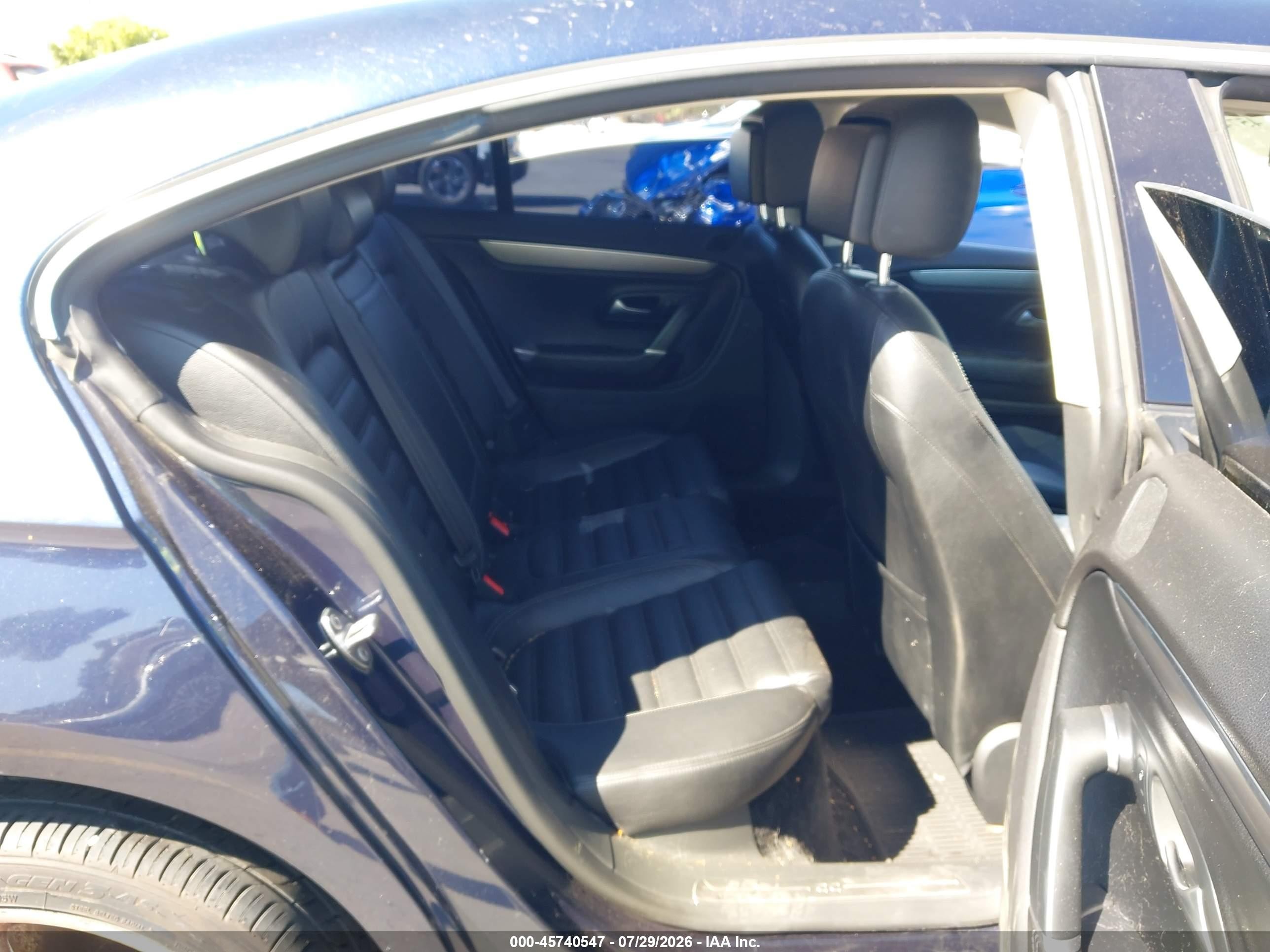 2013 Volkswagen Cc 2.0t Lux Blue vin: WVWRP7AN1DE502885
